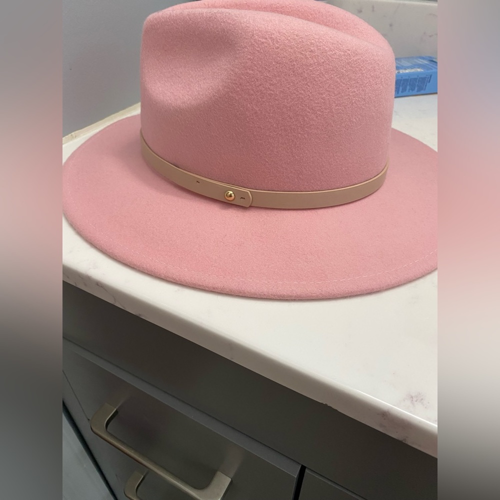 Free People Wythe leather band felt hat